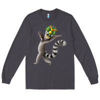 Smoke All Hail King Julien Long Sleeve Tee - DesignPulse