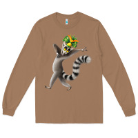 Toasted Coconut All Hail King Julien Long Sleeve Tee - DesignPulse