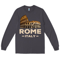 Smoke Cool Vintage Roma Italia Colosseum Souvenirs, Rome Italy Pullover Hood Long Sleeve Tee - DesignPulse