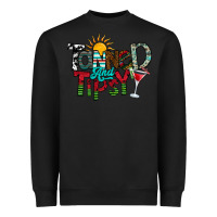 Black Tanned And Tipsy Heavyweight Sweatshirt - CowhideDigitalArt