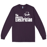 The Electrician The Godfather Parody Design Hipste Long Sleeve Tee | Teevron