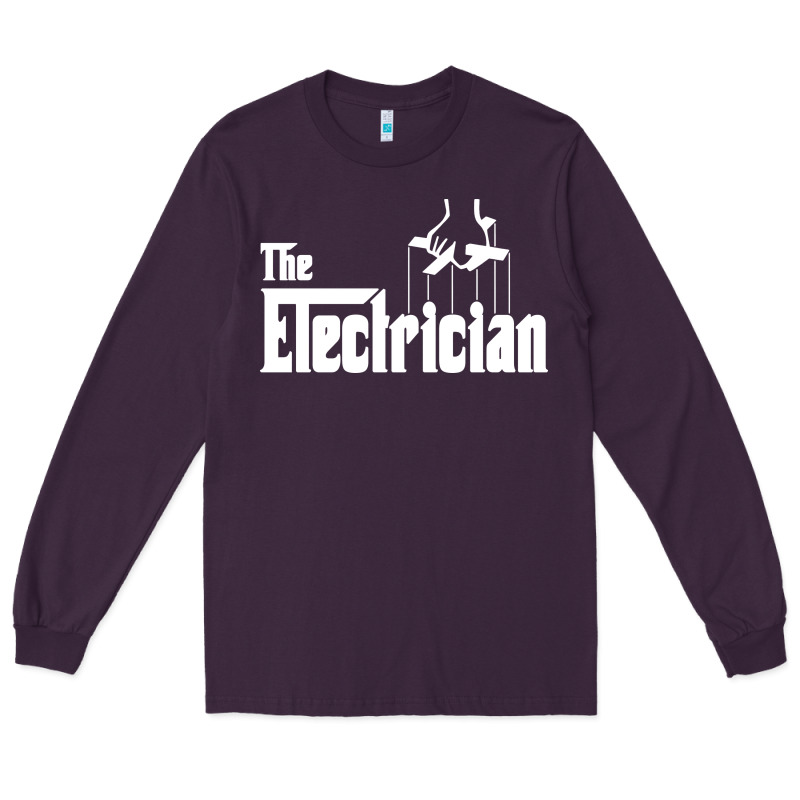 The Electrician The Godfather Parody Design Hipste Long Sleeve Tee by PixelWave | Teevron