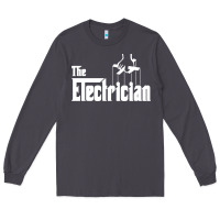 Smoke the electrician the godfather parody design hipste Long Sleeve Tee - PixelWave