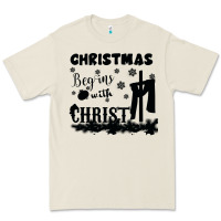 Bone Christmas Begins With Christ Premium Tee - Bettercallsaul