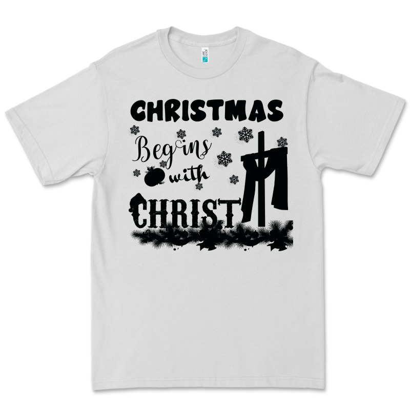 Christmas Begins With Christ Premium Tee by Bettercallsaul | Teevron