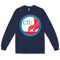 Navy graduate, theological, education (GTU) Long Sleeve Tee - PixelWave