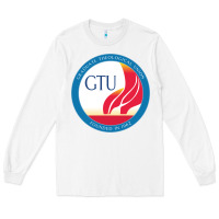White graduate, theological, education (GTU) Long Sleeve Tee - PixelWave