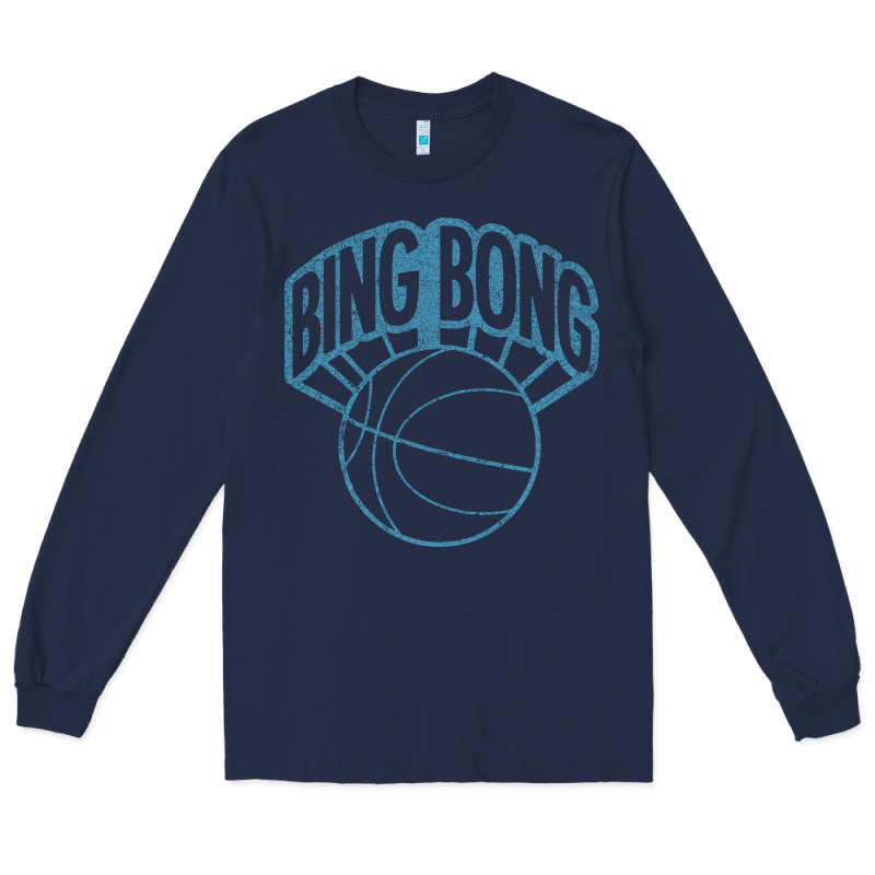 Bing Bong Vintage Distressed Long Sleeve Tee by PixelWave | Teevron