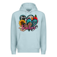Blue Mist teacher hearts Premium Hoodie - Jasminsmagicworld