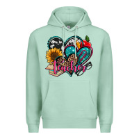 Seafoam teacher hearts Premium Hoodie - Jasminsmagicworld
