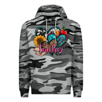 Slate Camo teacher hearts Premium Hoodie - Jasminsmagicworld