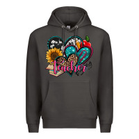 Smoke teacher hearts Premium Hoodie - Jasminsmagicworld