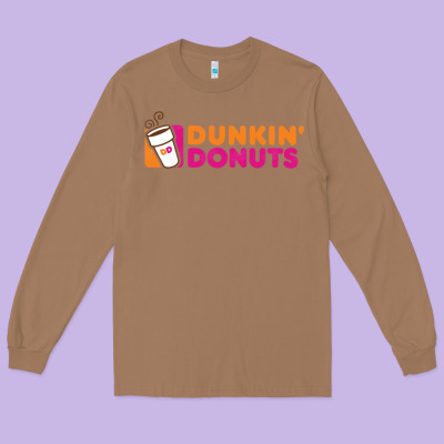 Dunkin'donuts Long Sleeve Tee Designed By Pixelwave