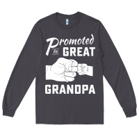 Smoke Promoted to Great Grandpa Long Sleeve Tee - PixelWave