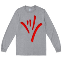 Heather Grey asl (american sign language) tshirt  i love you classic Long Sleeve Tee - PixelWave