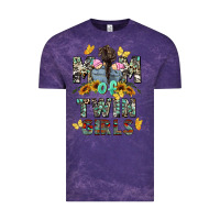 Cloud Purple mom of twin girls mother's day Vintage Tee - CowGirlArtShop