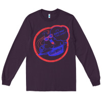 Plum cool whip vintage design   80s aesthetic Long Sleeve Tee - PixelWave