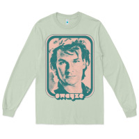 Matcha patrick swayze retro 80s fan aesthetic design Long Sleeve Tee - PixelWave