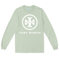 Matcha white burch tory Long Sleeve Tee - PixelWave