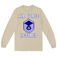 Mushroom military master sergeant air force retired t shirt Long Sleeve Tee - PixelWave