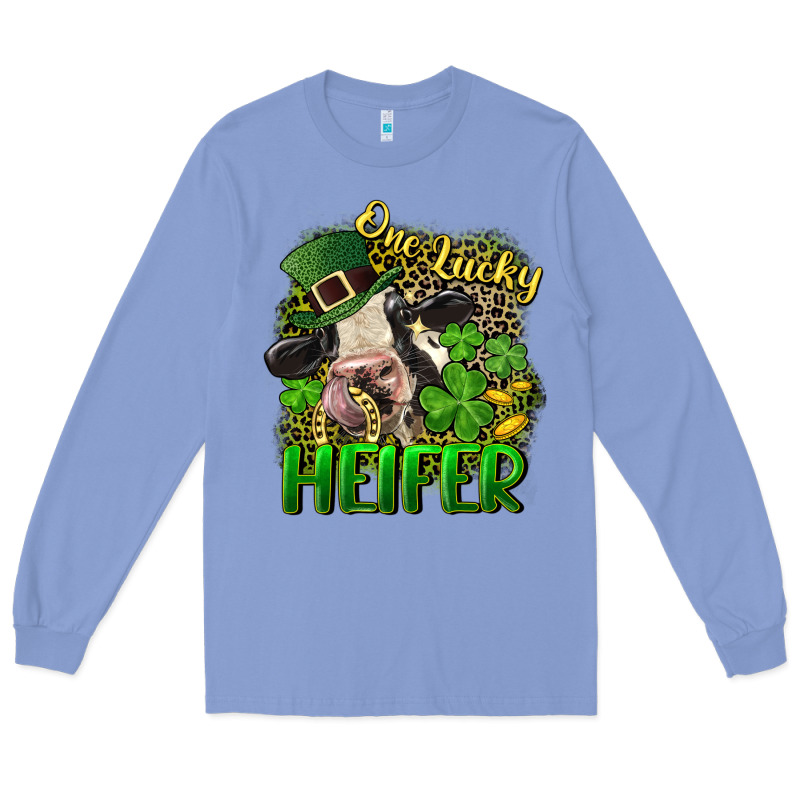 One Lucky Heifer Long Sleeve Tee by CowGirlArtShop | Teevron