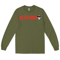 Army Green Dr. Feelgood Long Sleeve Tee - PixelWave