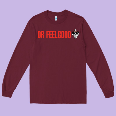 Dr. Feelgood Long Sleeve Tee Designed By Pixelwave