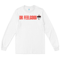 White Dr. Feelgood Long Sleeve Tee - PixelWave
