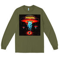 Army Green Boston Classic Long Sleeve Tee - PixelWave