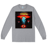Heather Grey Boston Classic Long Sleeve Tee - PixelWave
