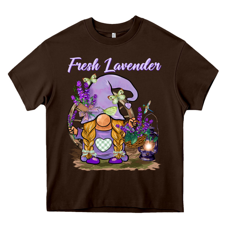 Fresh Lavender Gnome Heavy Core Tee by BarkalooDesign | Teevron