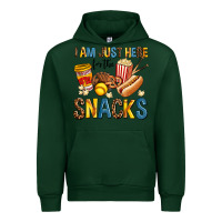 Forest Green i am just here for the snacks Urban Hoodie - AdoDesignShop