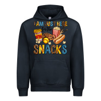 Navy i am just here for the snacks Urban Hoodie - AdoDesignShop
