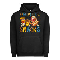 Pigment Black i am just here for the snacks Urban Hoodie - AdoDesignShop