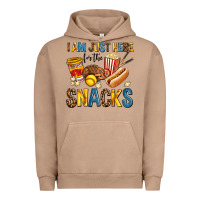 Pigment Burro i am just here for the snacks Urban Hoodie - AdoDesignShop