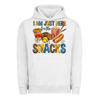 Pigment Lunar Rock i am just here for the snacks Urban Hoodie - AdoDesignShop