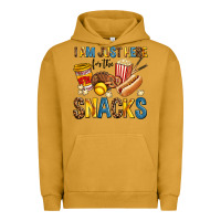 Pigment Peanut Butter i am just here for the snacks Urban Hoodie - AdoDesignShop