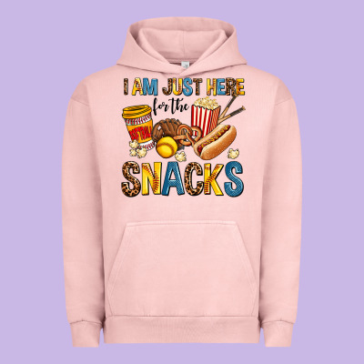 I Am Just Here For The Snacks Urban Hoodie Designed By Adodesignshop
