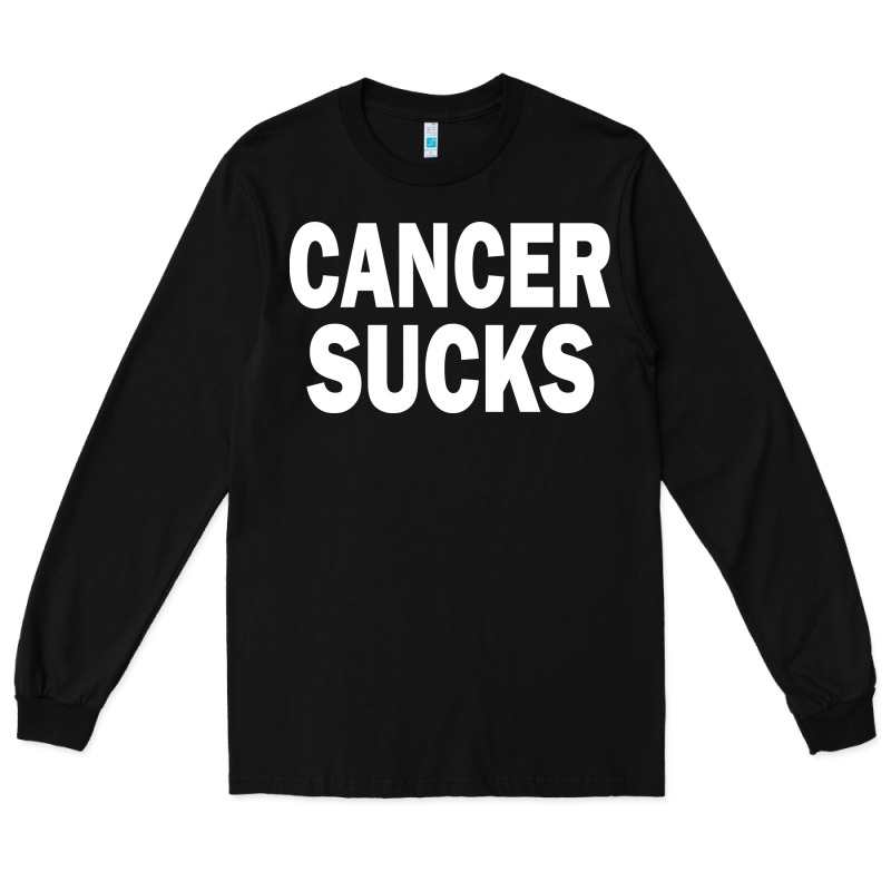 Cancer Sucks Long Sleeve Tee by PixelWave | Teevron