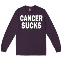 Plum cancer sucks Long Sleeve Tee - PixelWave