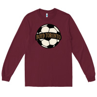 Burgundy Boyd Toronto Soccer Long Sleeve Tee - PixelWave