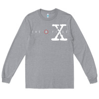 Heather Grey the x files [tb] Long Sleeve Tee - PixelWave