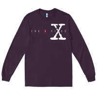 Plum the x files [tb] Long Sleeve Tee - PixelWave