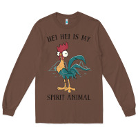 Moana Hei Hei Is My Spirit Animal Portrait Long Sleeve Tee | Teevron