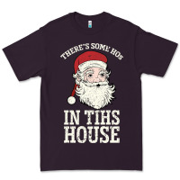Plum There's Some Ho Ho Ho's in this House Santa Claus Premium Tee - Bettercallsaul
