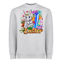 Heather Grey MY easter Heavyweight Sweatshirt - CowhideDigitalArt