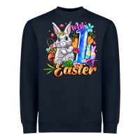Navy MY easter Heavyweight Sweatshirt - CowhideDigitalArt