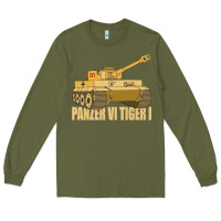 Army Green panzer vi tiger i tank gift ww2 german army tanks Long Sleeve Tee - Craftify