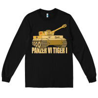 Black panzer vi tiger i tank gift ww2 german army tanks Long Sleeve Tee - Craftify