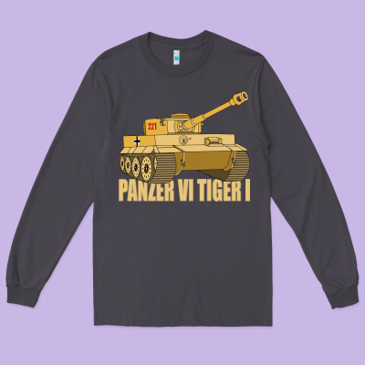 Panzer Vi Tiger I Tank Gift Ww2 German Army Tanks Long Sleeve Tee Designed By Craftify